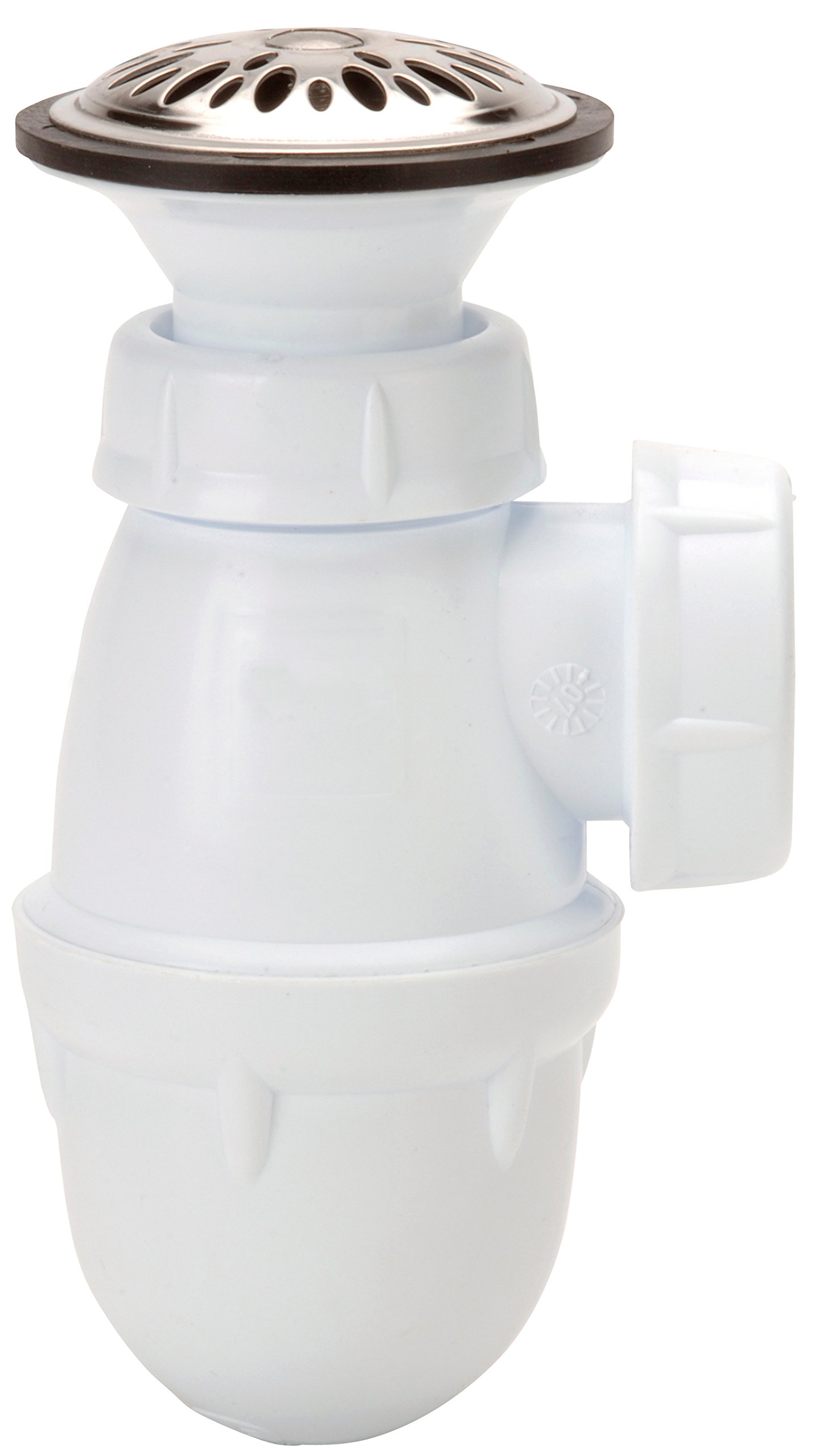 Nicoll CU219 Combine urinoir bonde/siphon pour homme - Idéal pour la nuit et le voyage - Économise de l'espace et hygién