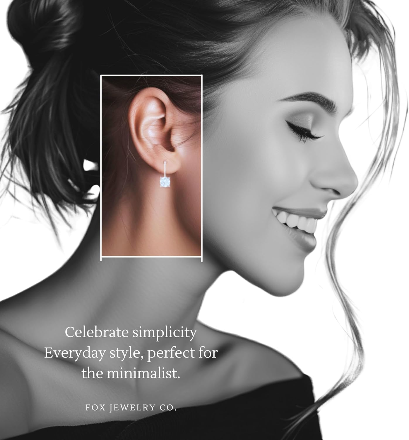 14K White Gold Moissanite Earrings Men & Women, Solid Gold Simulated Diamond and Lab Diamonds Studs for Men & Women, 1ct - 2ct Round, Princess, Heart, Halo Cut, Dangle, Lever or Screw Back Earrings, VVS1, D Color, Pink or Blue - Luxury Gift Box - Image 7