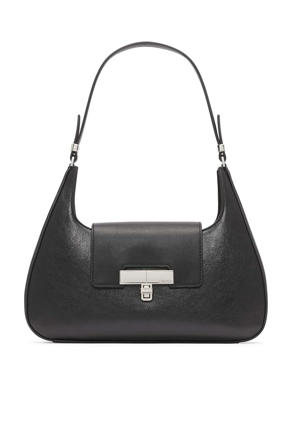 Calvin Klein Becky Demi Shoulder Bag, Black/Silver, One Size by Calvin Klein - Used condition - CA$119.91