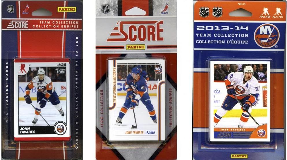 NHL New York Islanders 3 Different Licensed Trading Card Team Sets