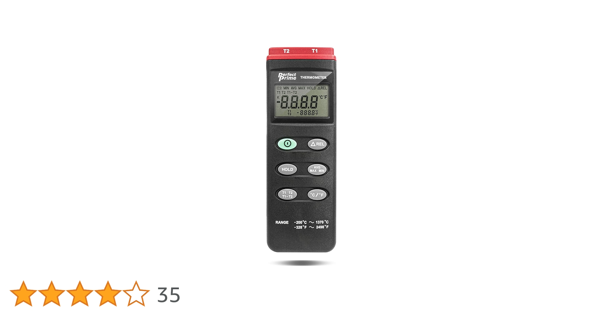 Amazon.co.jp: PerfectPrime TC0301, 2-Ch 熱電対温度計Kタイプ