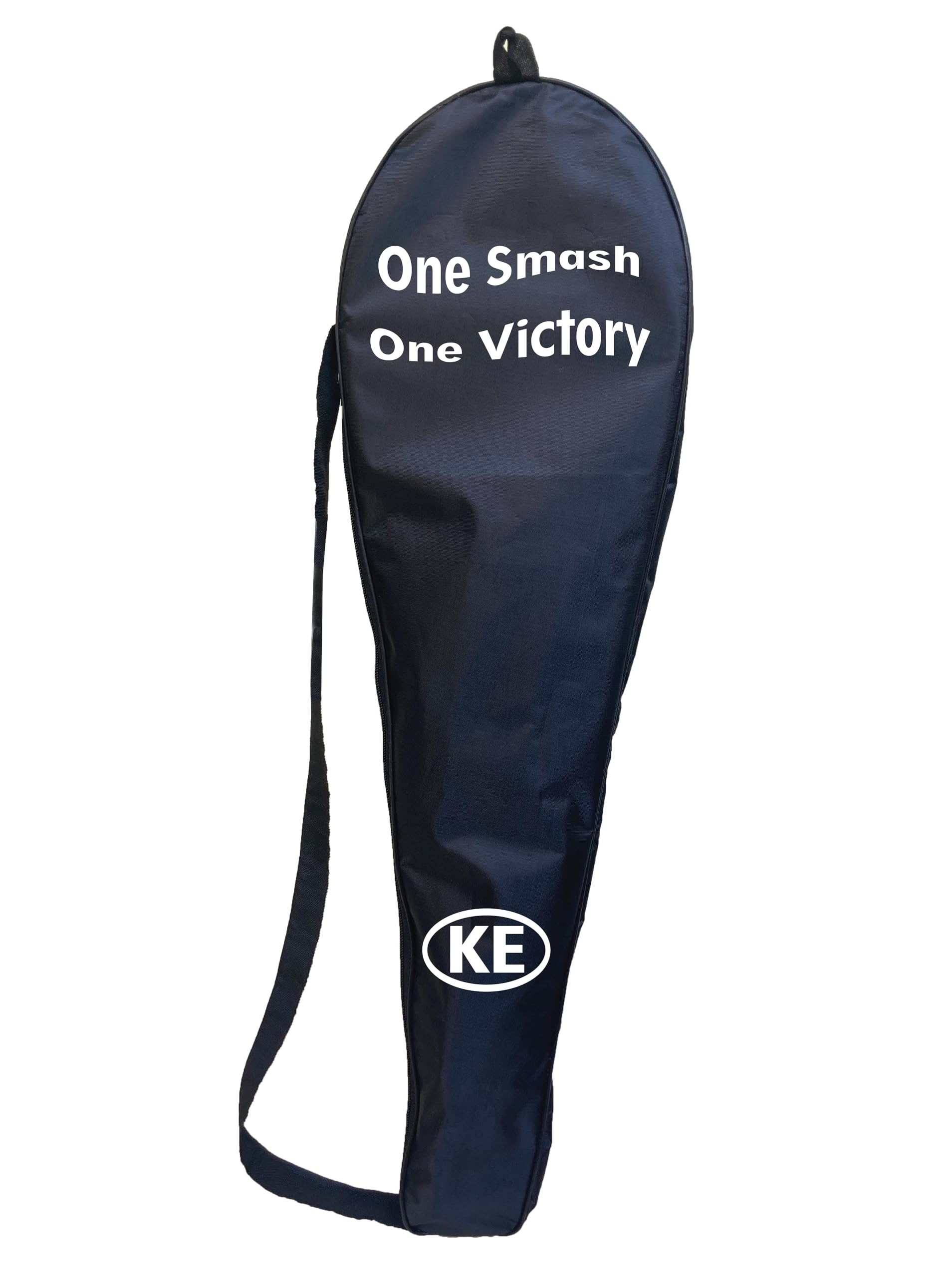 Badminton Racket Cover OSV [ Standard Strap ] with Solid Zip Lock [ Polyster Material ] for All Size Rackets