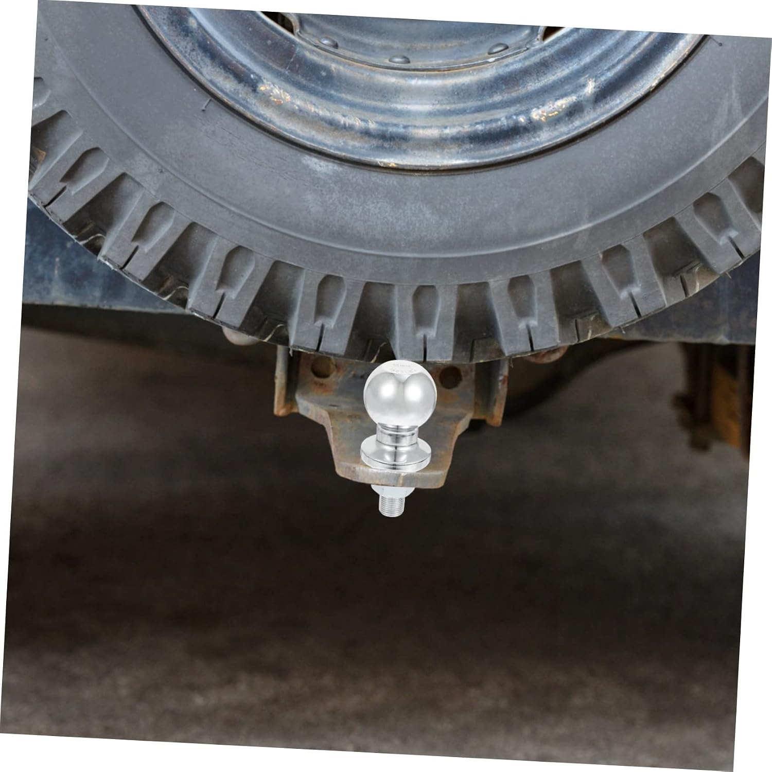Mikinona High Strength Trailer Tow Ball Connector Durable Replacement for Towing Needs Easy Installation Capacity Suitable for Boat and Rv Trailers