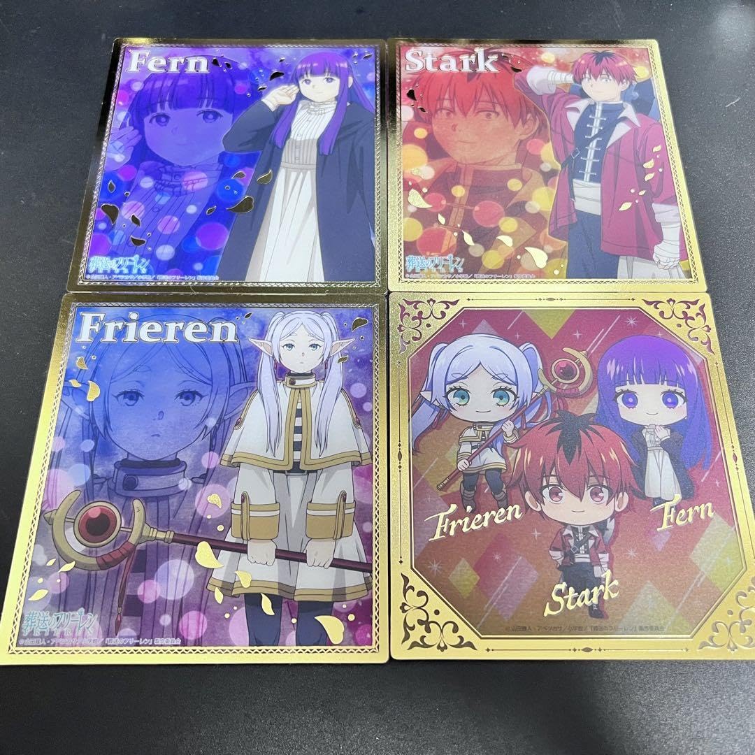 Amazon | 葬送のフリーレン ミニ色紙4枚セット | 色紙 | 文房具 