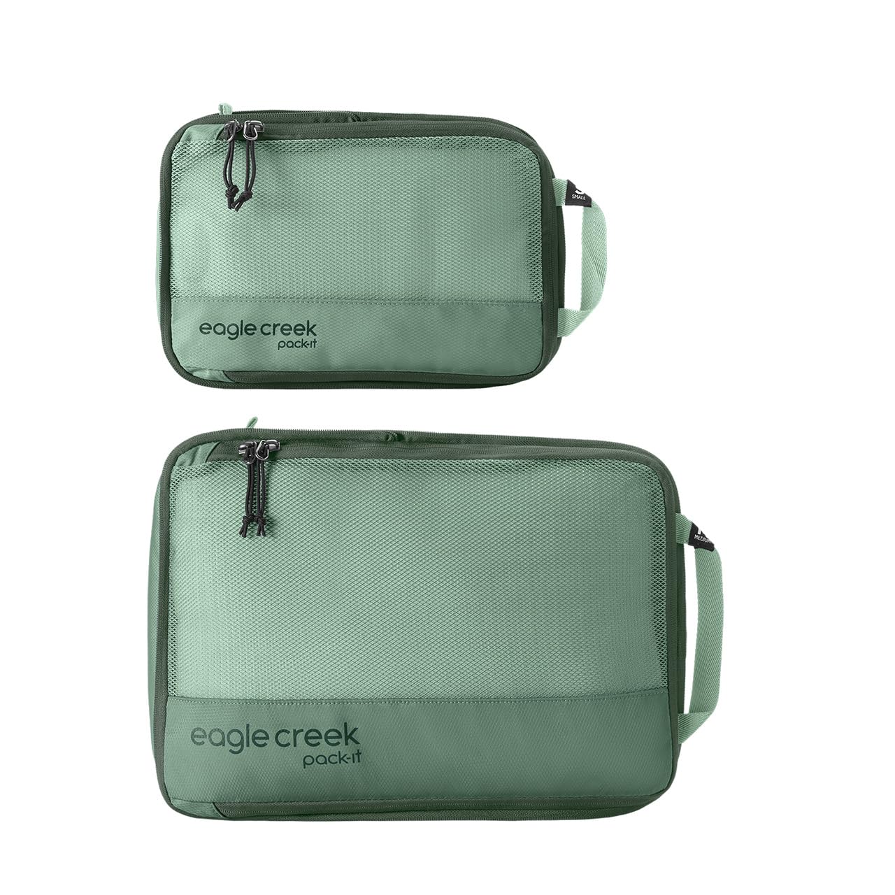 Eagle Creek Pack-It Reveal Compression Cube Set, Small/Medium, Willow Green