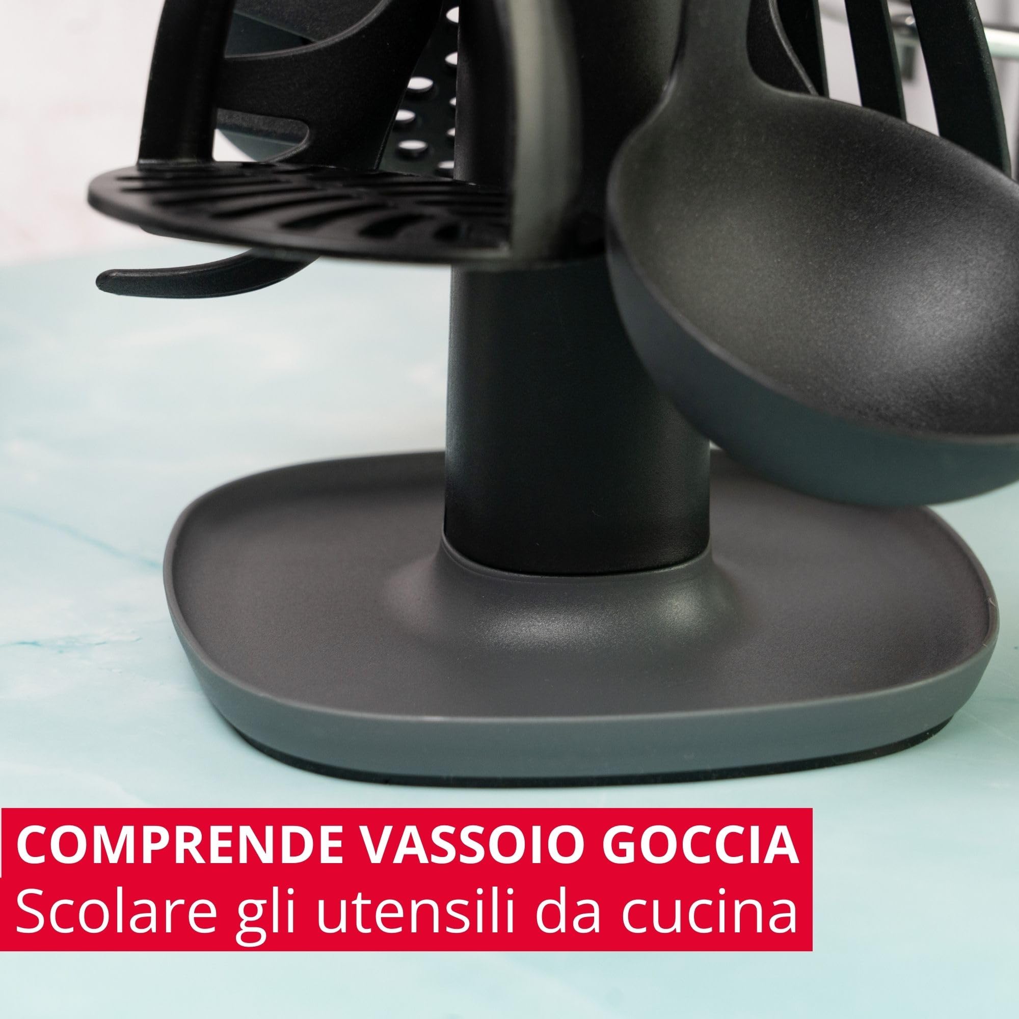 SET 2 PEZZI SUPPORTI SUPPORTO REGGI PORTA PIATTI DA CM 20 X 10 IN LEGNO LACCATO - Foto 5