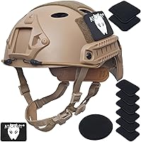 Vista 11 de ATAIRSOFT Casco táctico rápido para paintball y airsoft tipo PJ