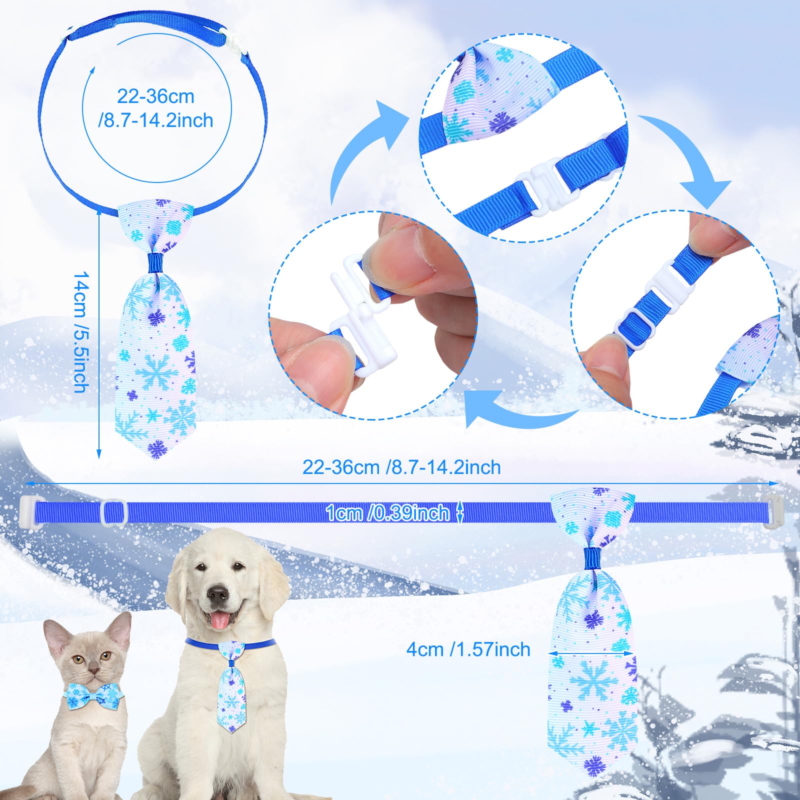 120 Stück Hundehalsband mit Fliege und Halsband, verstellbar, Hundezubehör für kleine Hunde, niedliche Hundehaarschleifen, Katzen-Fliege, Hundehalsband, Dekoration, grundlegende Hundehalsbänder für