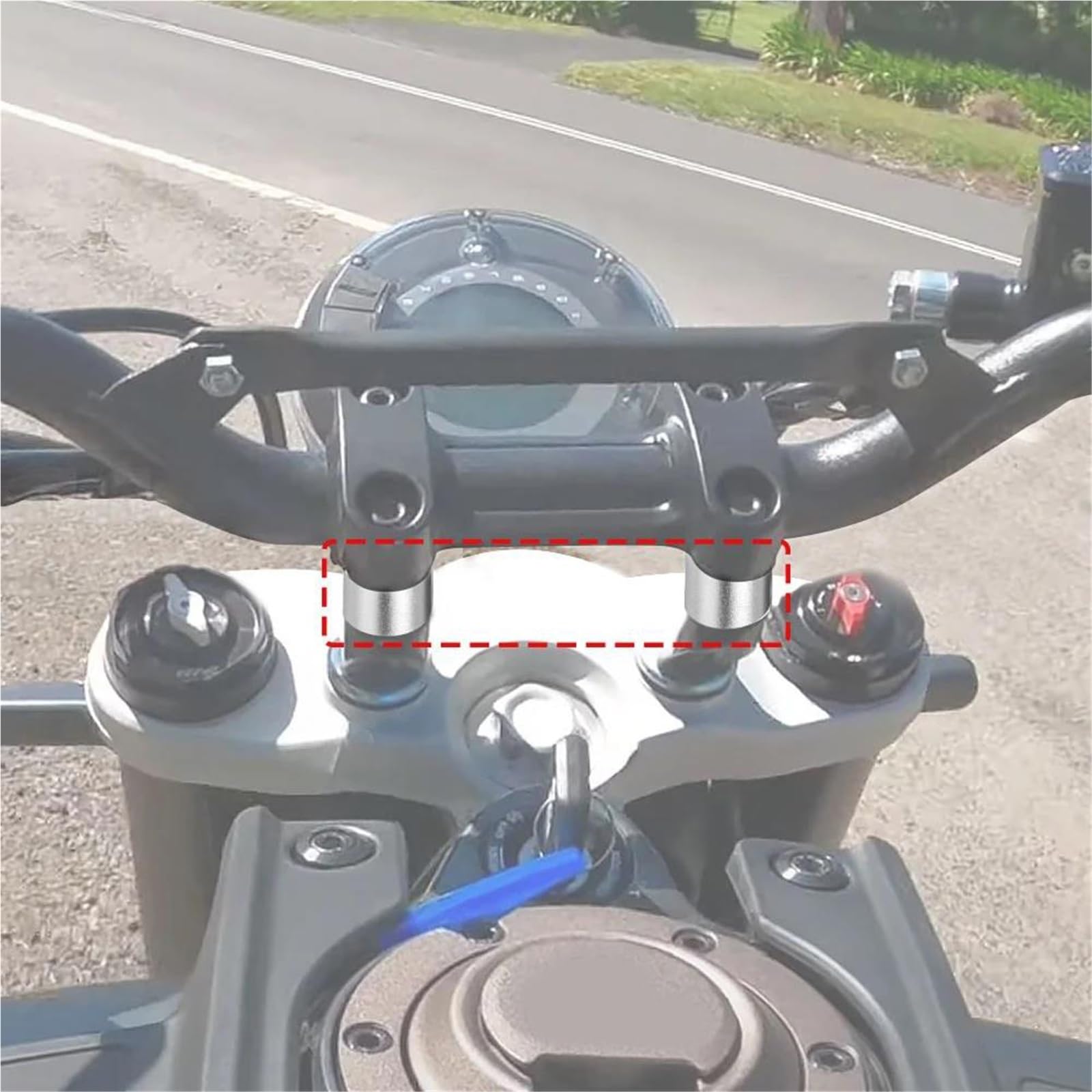 Juego De Reubicación Manillar Motocicleta Elevador Desplazado para Husqvarna Svartpilen 401 2017 18 19 2020 21 2022 2023 250 2020-2023