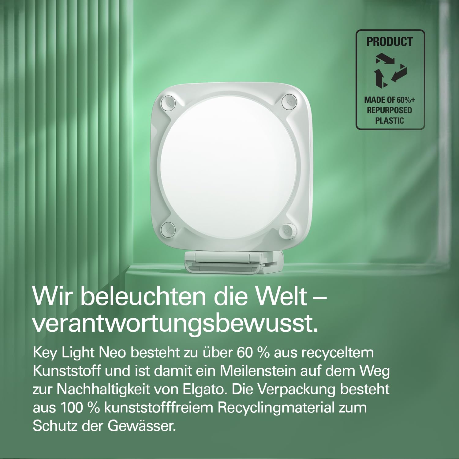 Elgato Key Light Neo mit Monitorhalterung, Studioleuchte