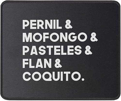 Miniatura 1 de Divertida alfombrilla para mouse de comida de Puerto Rico, regalo para amigos, compañeros de trabajo, alfombrilla de mouse de computadora de 9.5