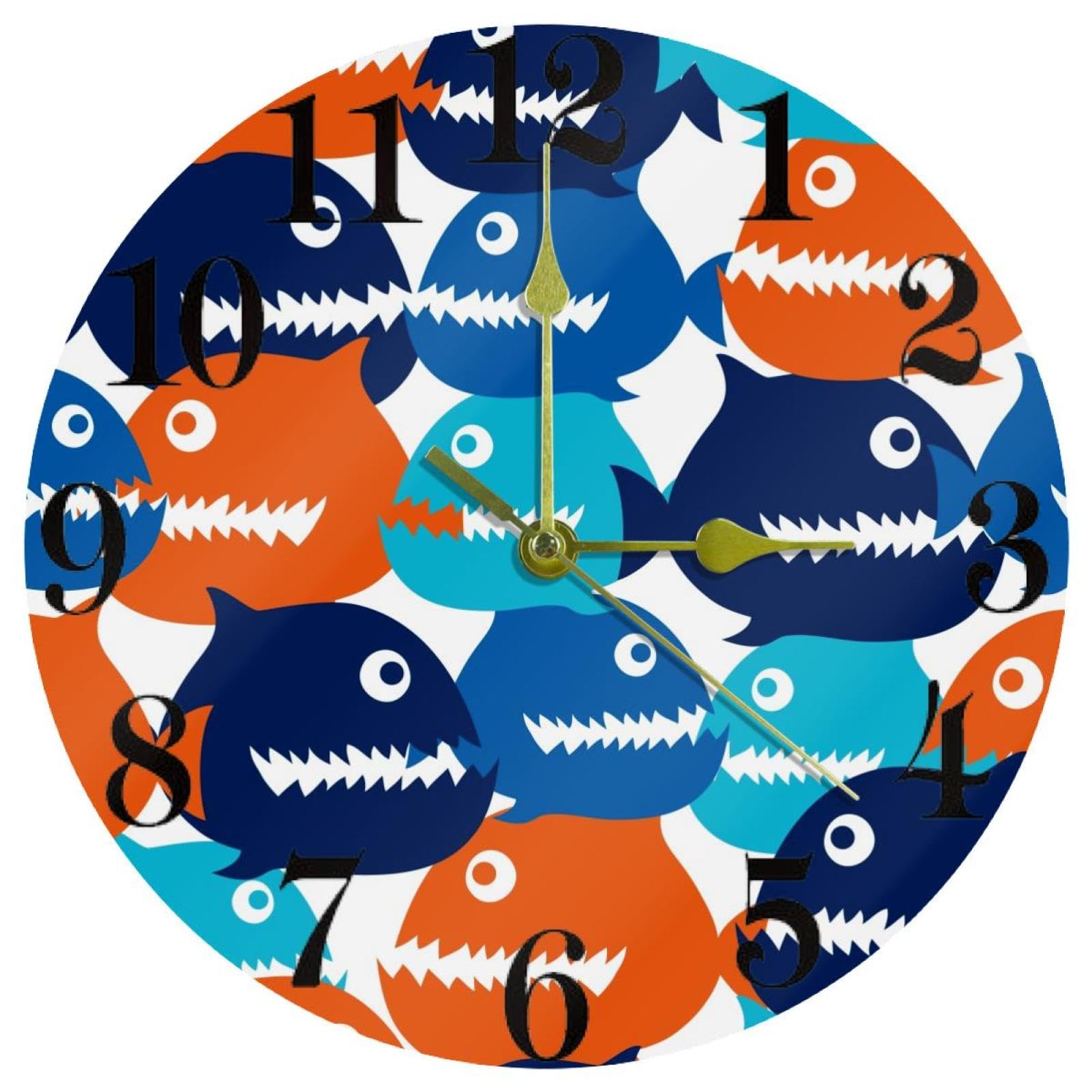 Horloge piranha sans tic-tac pour retrouver le calme à la maison