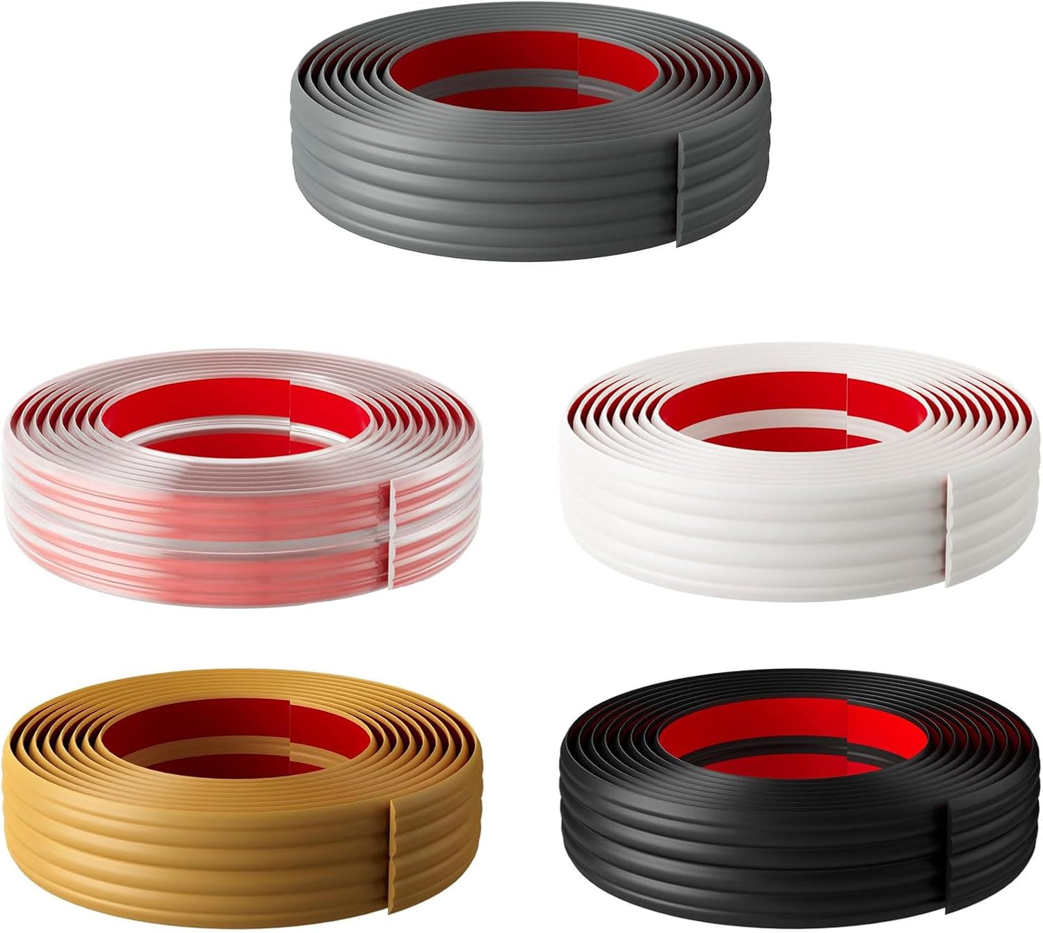 スティックトリム 6mx20mm コーナーストリップ チャイルドバンパー コーナー保護&amp;防止のための簡単な取り付け