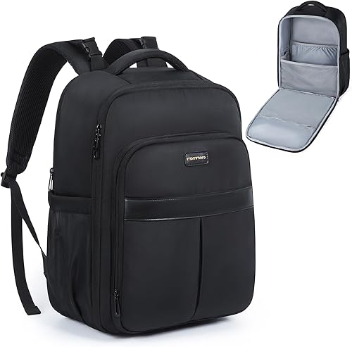 mommore Mochila para pañales con funda para laptop de 15.6 pulgadas, bolsas para mamá con bolsillos aislados, cambiador, correas para cochecito, mommore Mochila para pañales con funda para laptop de 15.6 pulgadas, bolsas para mamá con bolsillos aislados, cambiador, correas para cochecito,