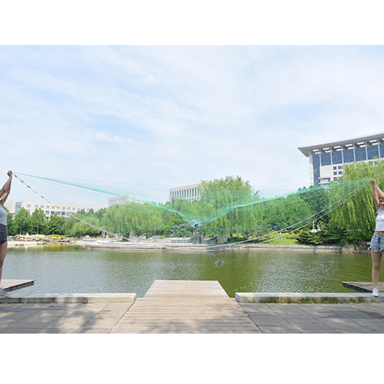 Rete da pesca facile da lanciare – Reti resistenti per la pesca con lancio liscio, perfette per catturare pesci, raggio 8/9/10/3,7 m