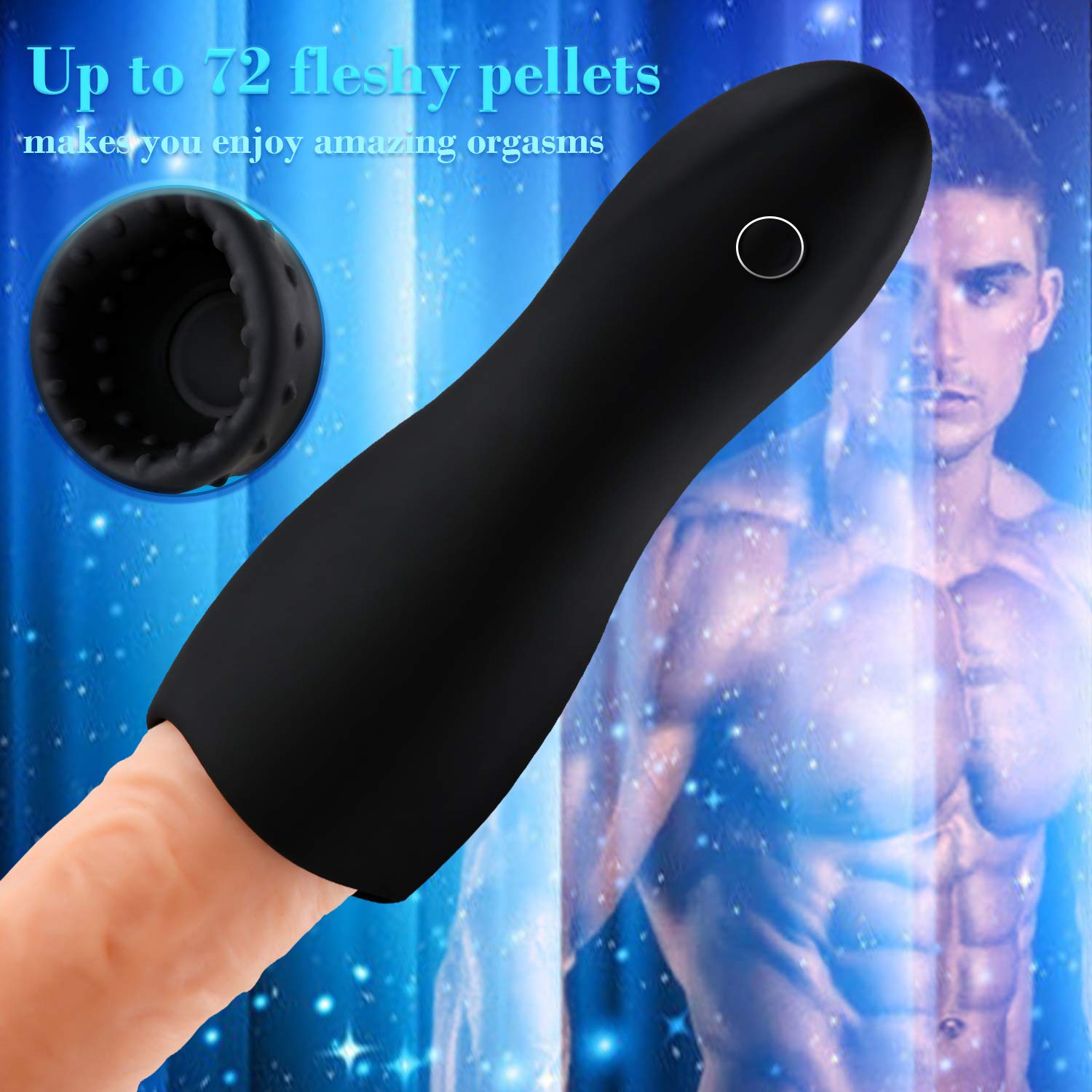vakuum penispumpe Game Cup Telescopic Vibrating Heating Masturbator – Lurevibe main image 0