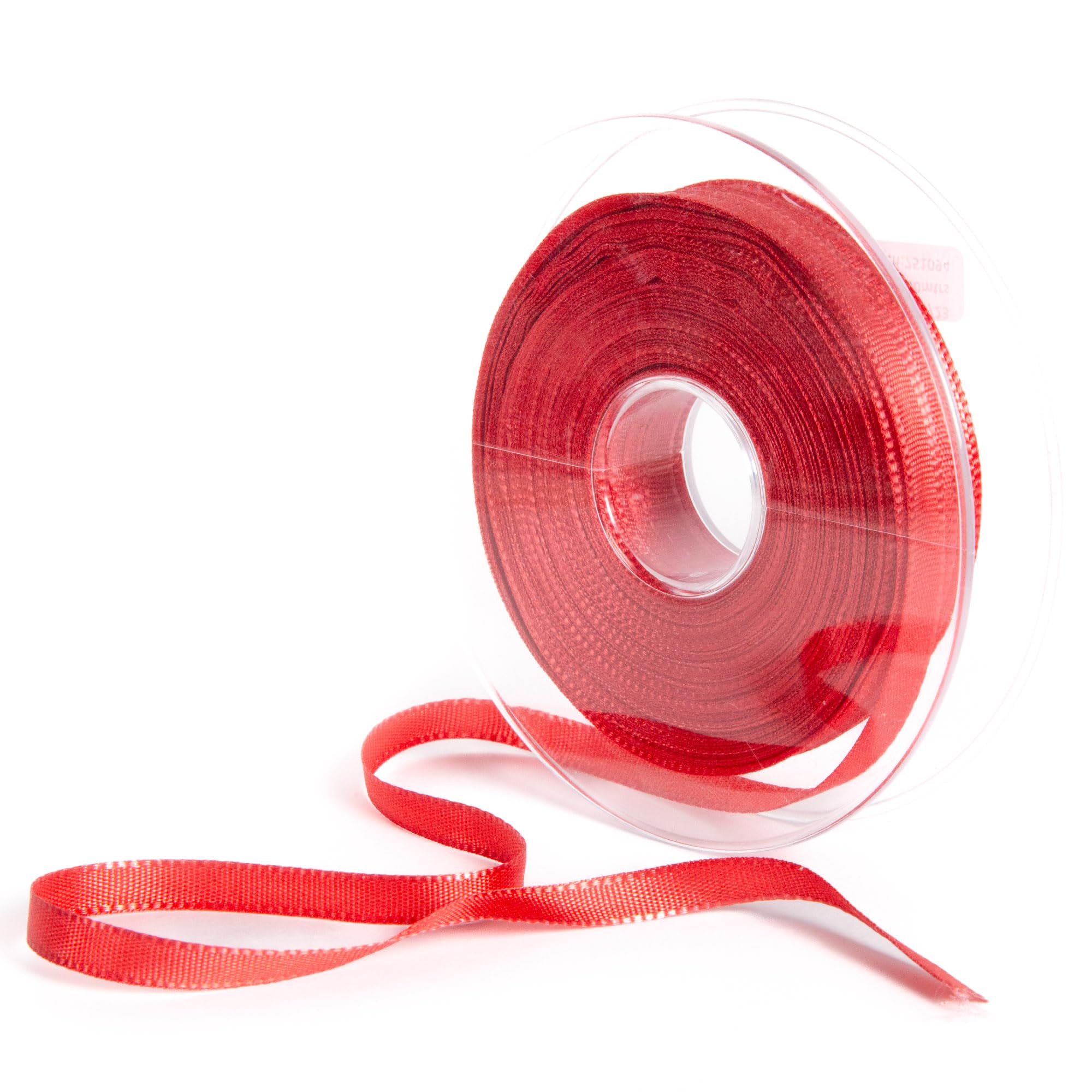 New 6mm Notary Ribbon 50m Reels (26 Colours) (Red) — image 1