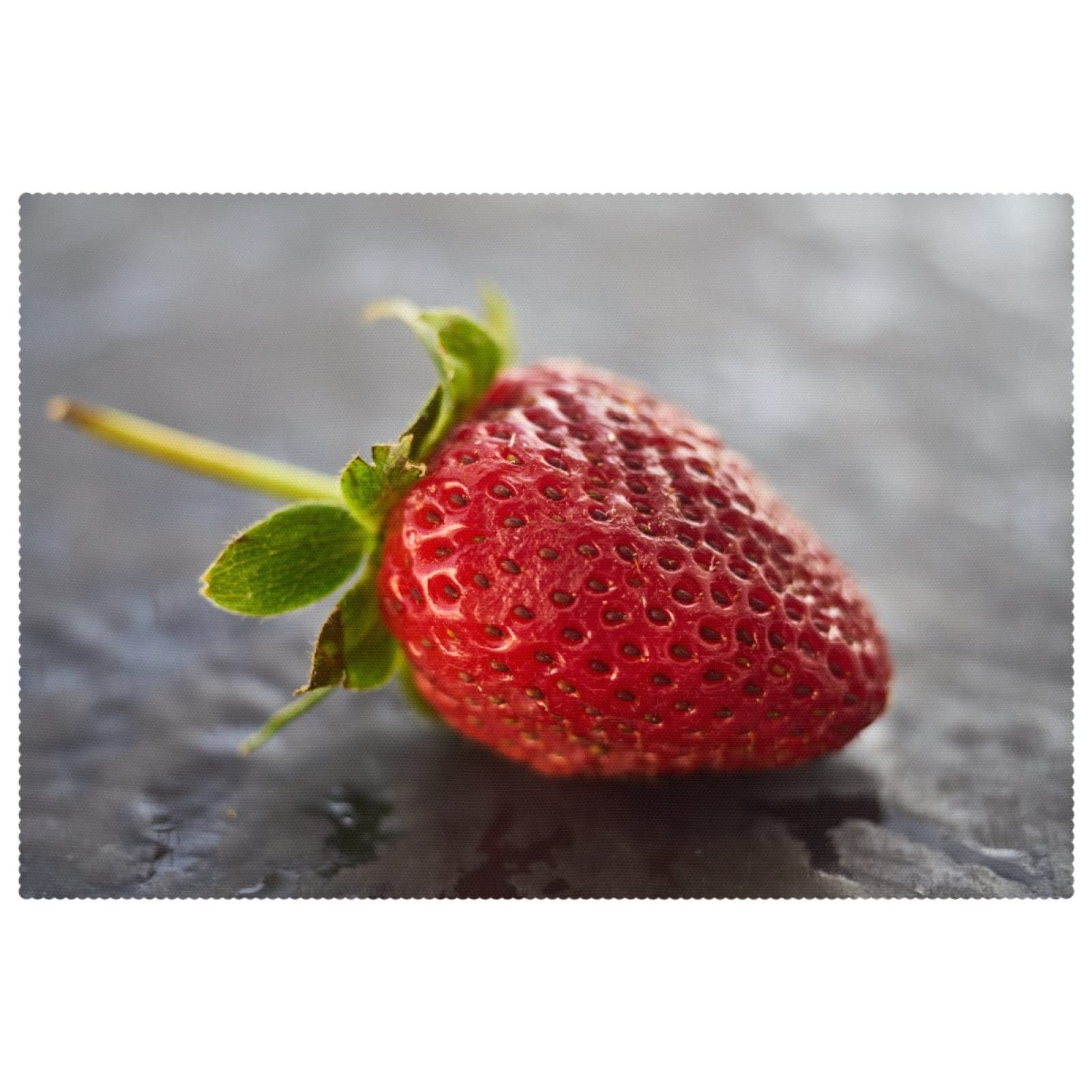Set de table fraise rouge isolant pour supprimer les marques de chaleur sur les meubles