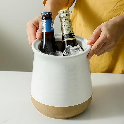 Miniatura 6 de Hasense Soporte grande para utensilios de cocina, soporte para utensilios de cocina blanco para encimera de cocina, organizador de utensilios de