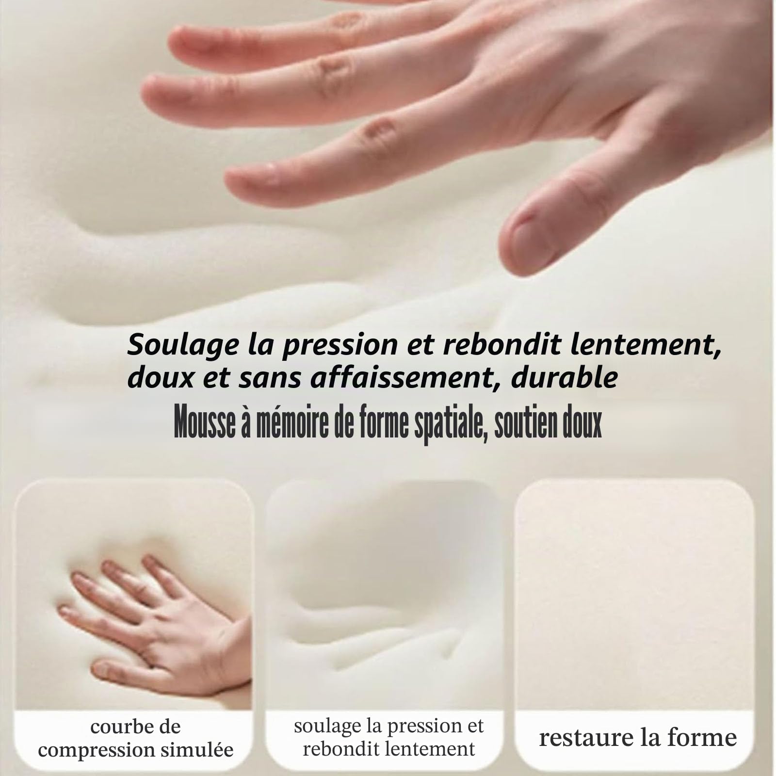 Oreiller Sweet Spot, oreiller en coin ergonomique à 27° pour couples, oreillers de soutien en mousse à mémoire de forme pour le bas du dos, les hanches et le cou pour les couples, les adultes, pour