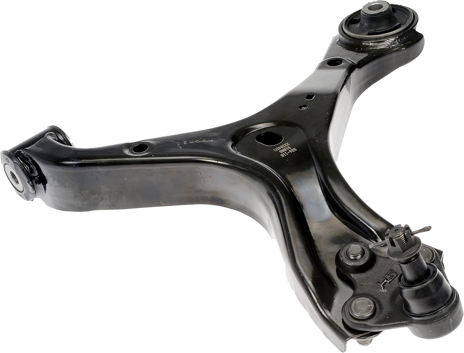 Dorman 524-116 Front Passenger Side Lower Suspension Control Arm and Ball Joint Assembly Compatible with Select Acura/Honda Models