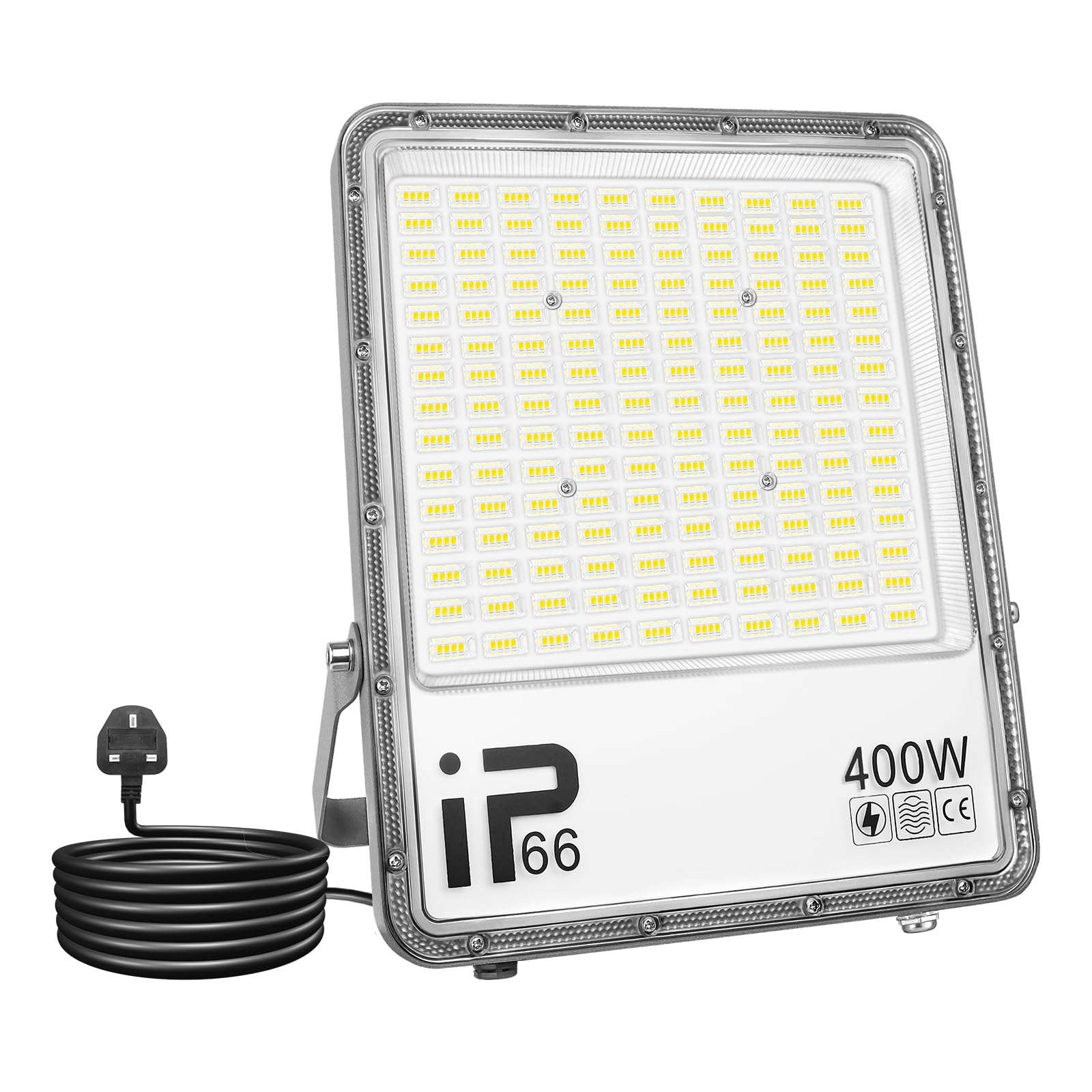 Willpower Outdoor LED Floodlights 400W 40000LM, LED Security Lights 6000K Cold White, IP66 Waterproof for Garden Garage, Yard