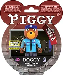 PIGGY - Boneco Officer Doggy Series 2 de 9 cm (inclui itens DLC), PIG7320