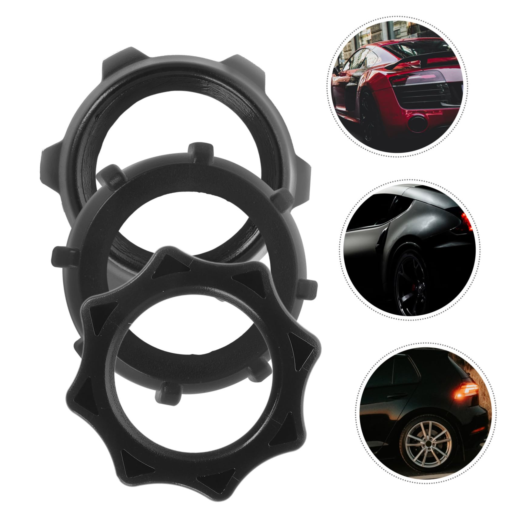 Cabilock Set da 15 Pezzi Dadi di Fissaggio per Supporto Auto Ricarica Wireless, Accessorio Plastico Nero per Telefono per Uso in Auto e Movimento