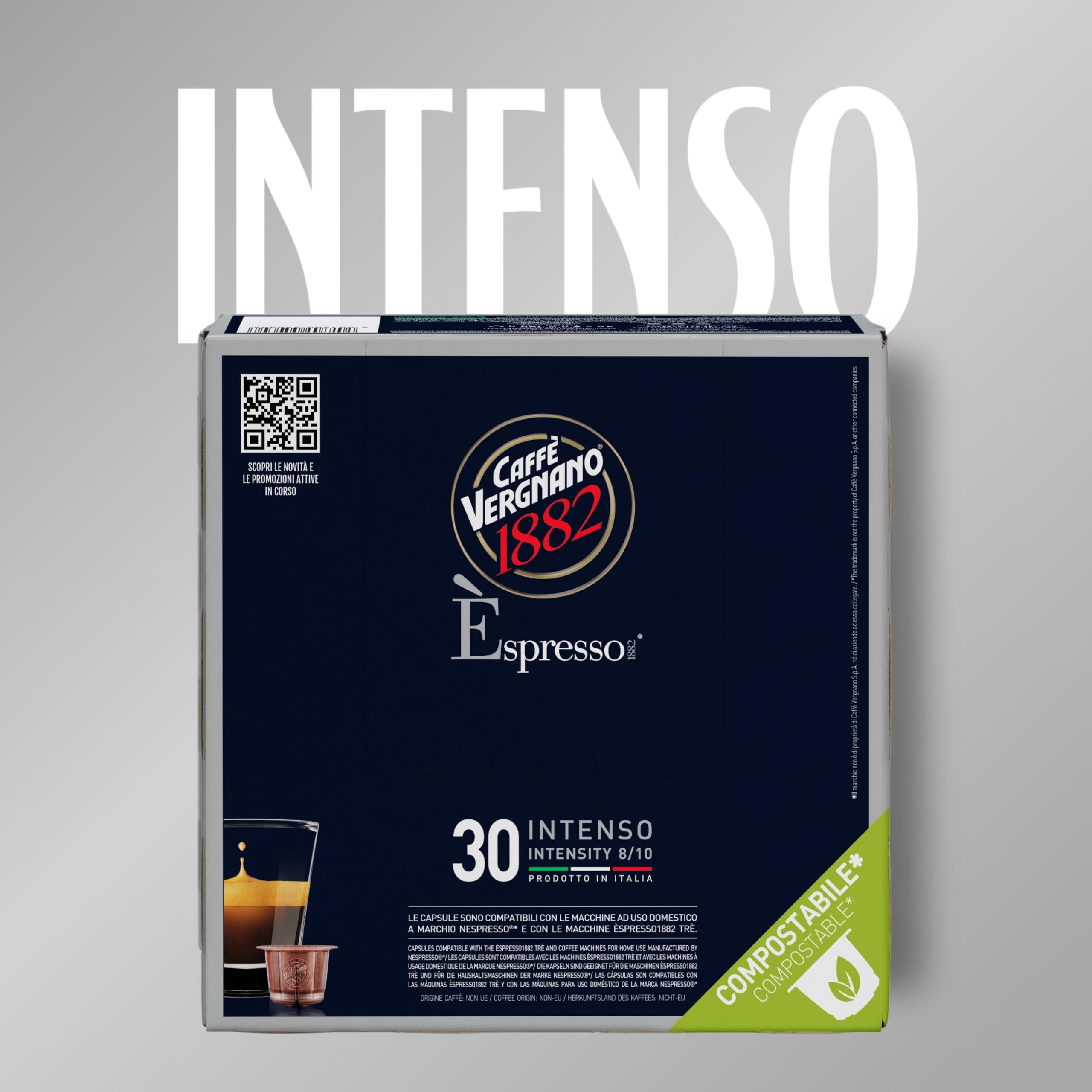Amazon.com: Caffe Vergnano 1882 Medium Roast Espresso Original