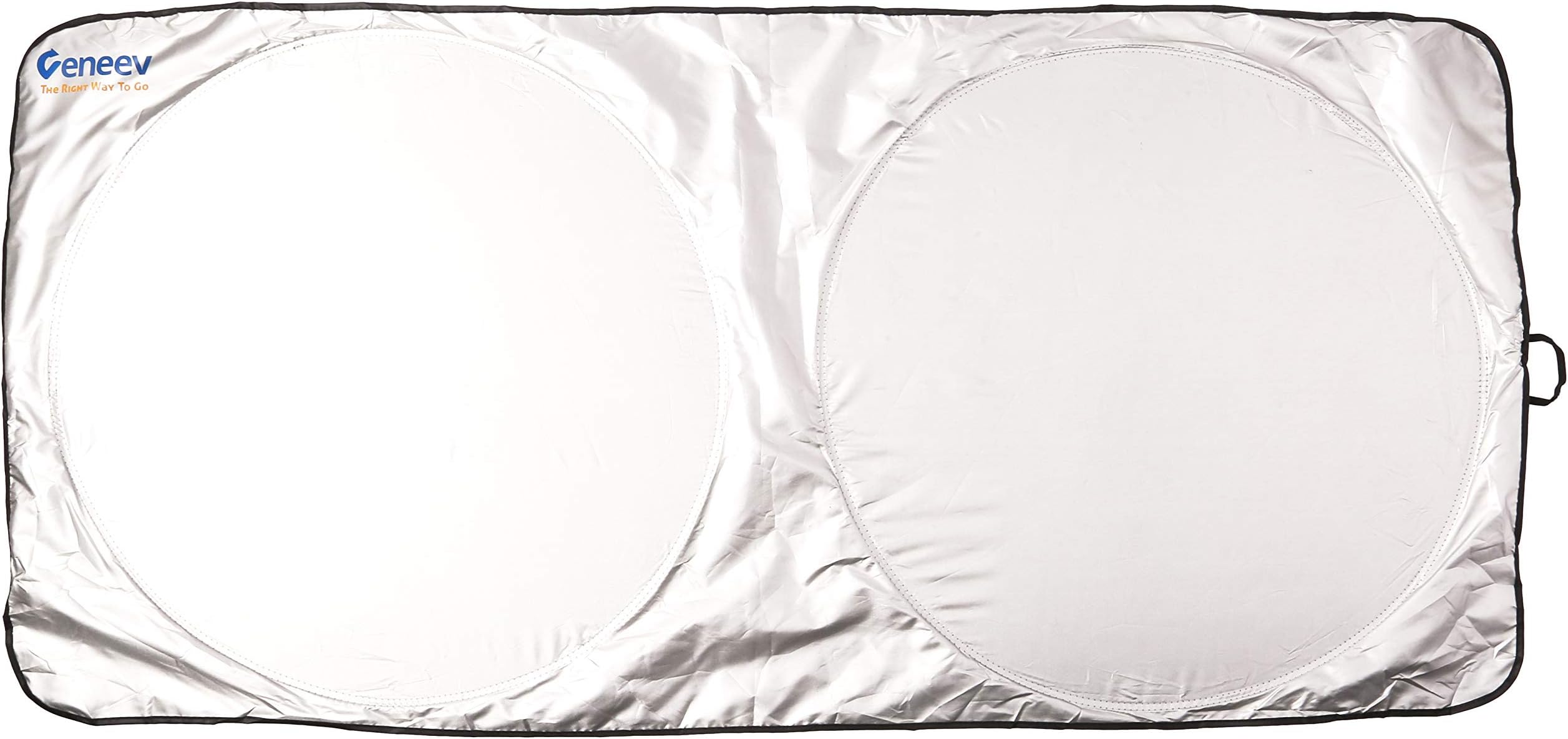 veneev Car Windshield Sun Shade - Car Sunshade Protector - A Powerful Uv Ray Deflector - Best for Cool Interior & Dashboard Protection - Cool Free Product Included! (Medium 59x27.55 Inches)