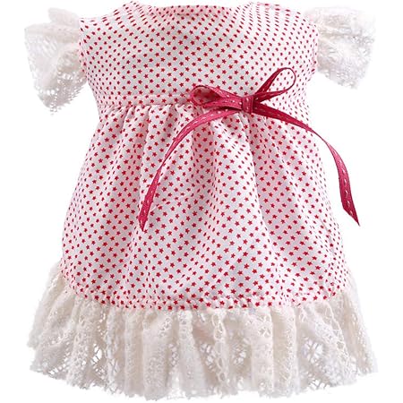 Amazon Ansimite 犬服 ワンピース 猫服 洋服 お姫様 蝶结び 星 ドレス レースのスカート 春 夏 赤い星 丸首ドレス 超小型 小型 犬 中型犬 記念撮影 ペット服 S Ansimite ドレス ワンピース 通販