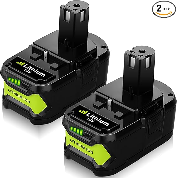 Amazon.com: OGJUNX Paquete de 2 baterías de repuesto de 7.0Ah 18V para Ryobi 18 V compatibles con baterías Ryobi de 18 voltios inalámbricas P108 P102 P103 P104 P105 P107 P109 P122 con indicador : Herramientas y Mejoras del Hogar