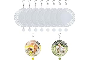 Mmucco Sublimation Wind Spinner Blanks 10 Inch