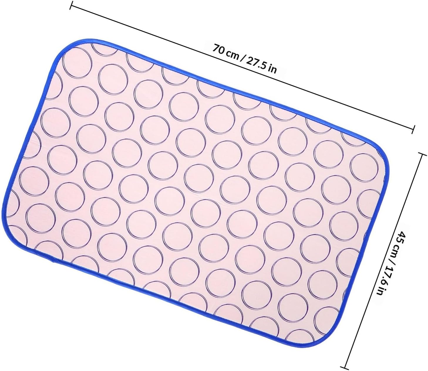 BESPORTBLE Heat Resistant Ironing Pad for Tabletop 45x70cm Portable Travel Ironing Blanket with Waterproof Six-Layer Thick Padding for Home and Travel Use