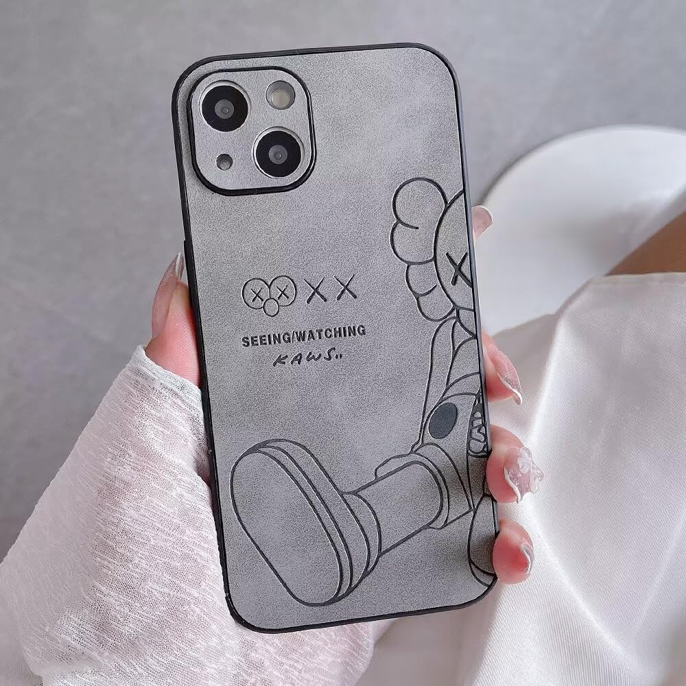 エイプ×カウズ　コラボケース おしゃれ iPhone 15 Pro 用 ケース KAWS カウズ iphone 用 TPU 保護