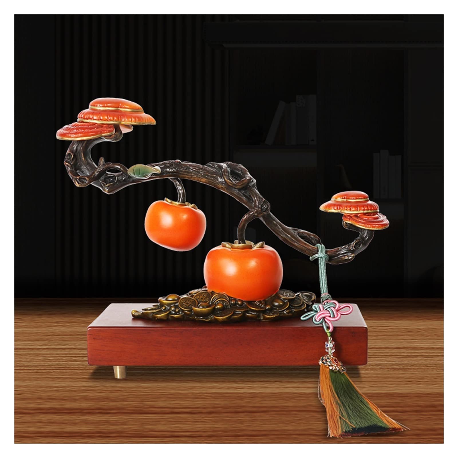Dekoracje na biurko Ozdoby z czystej miedzi Wszystko, jak chcesz Persimmon Ozdoby, jak chcesz Salon Ozdoby Feng Shui Akcesoria do biurka domowego