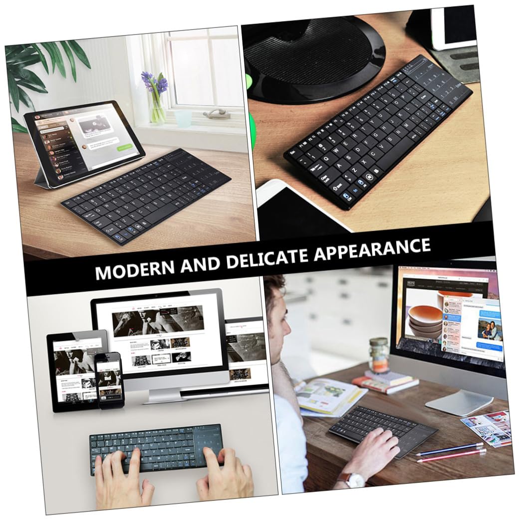 Tastiera Wireless Touchpad Tastiera Senza Fili Per Computer Portatile Connessione Stabile Fino Metri