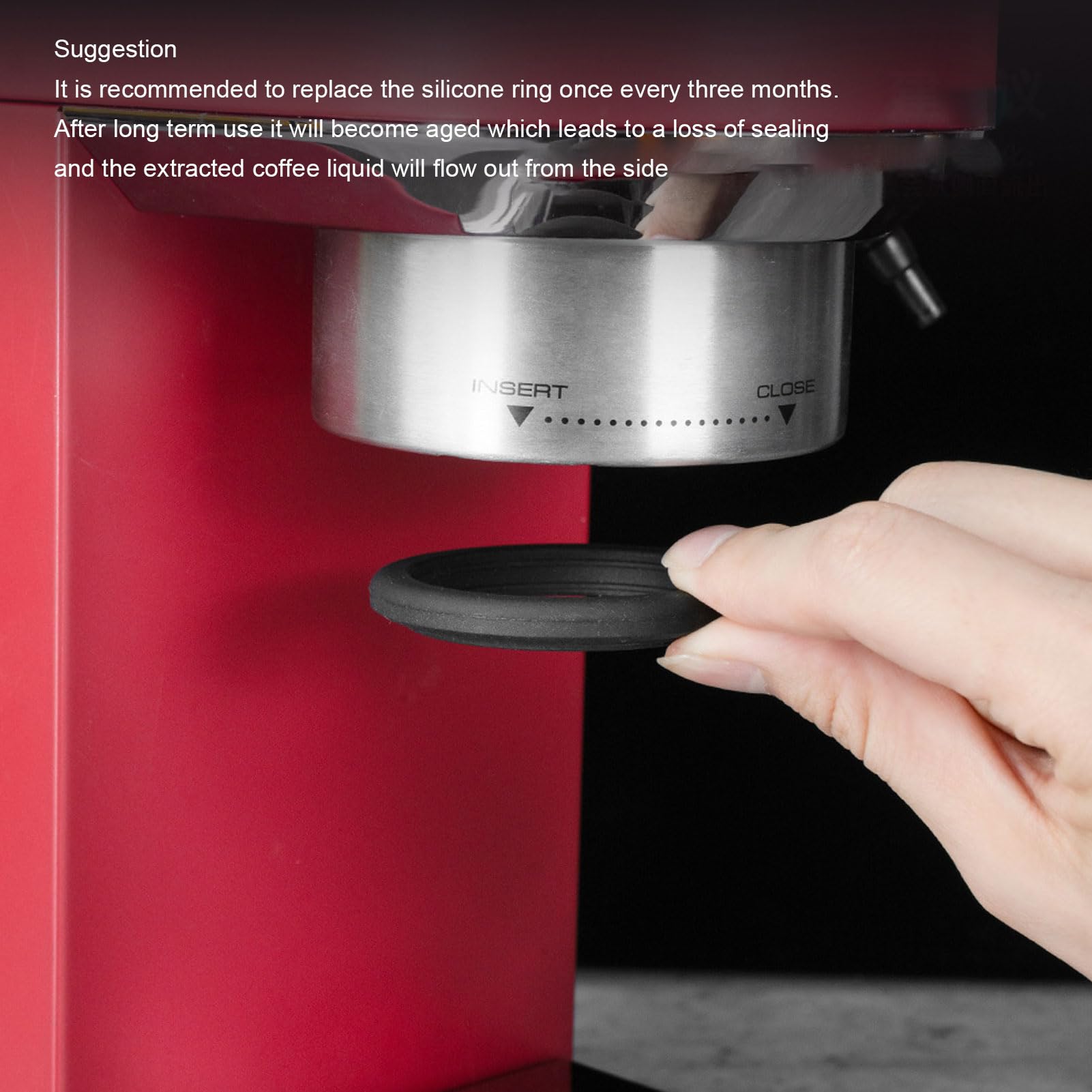 Pièces de rechange pour machine à expresso : kit de joints toriques, accessoire d'entretien, joint étanche, rondelle rainurée, fournitures professionnelles pour baristas et cafés