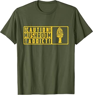 Mushroom Addict Morel Mushroom Hunting T-Shirt