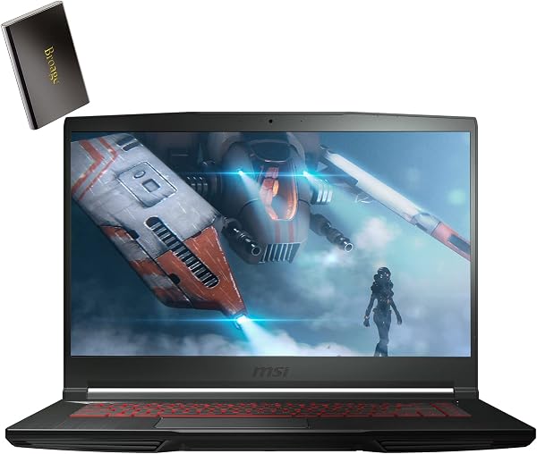 MSI GF63 - Portátil para juegos FHD de 15.6 pulgadas, Intel Quad-Core i5-10300H (Beat i7-8750H), 16GB DDR4 RAM, 256GB PCIe SSD, GeForce GTX 1650 4GB, WiFi6, Bluetooth 5.1, teclado retroiluminado, disco duro externo de 500 GB 🥇✔️ ® A Pedido 🏆™