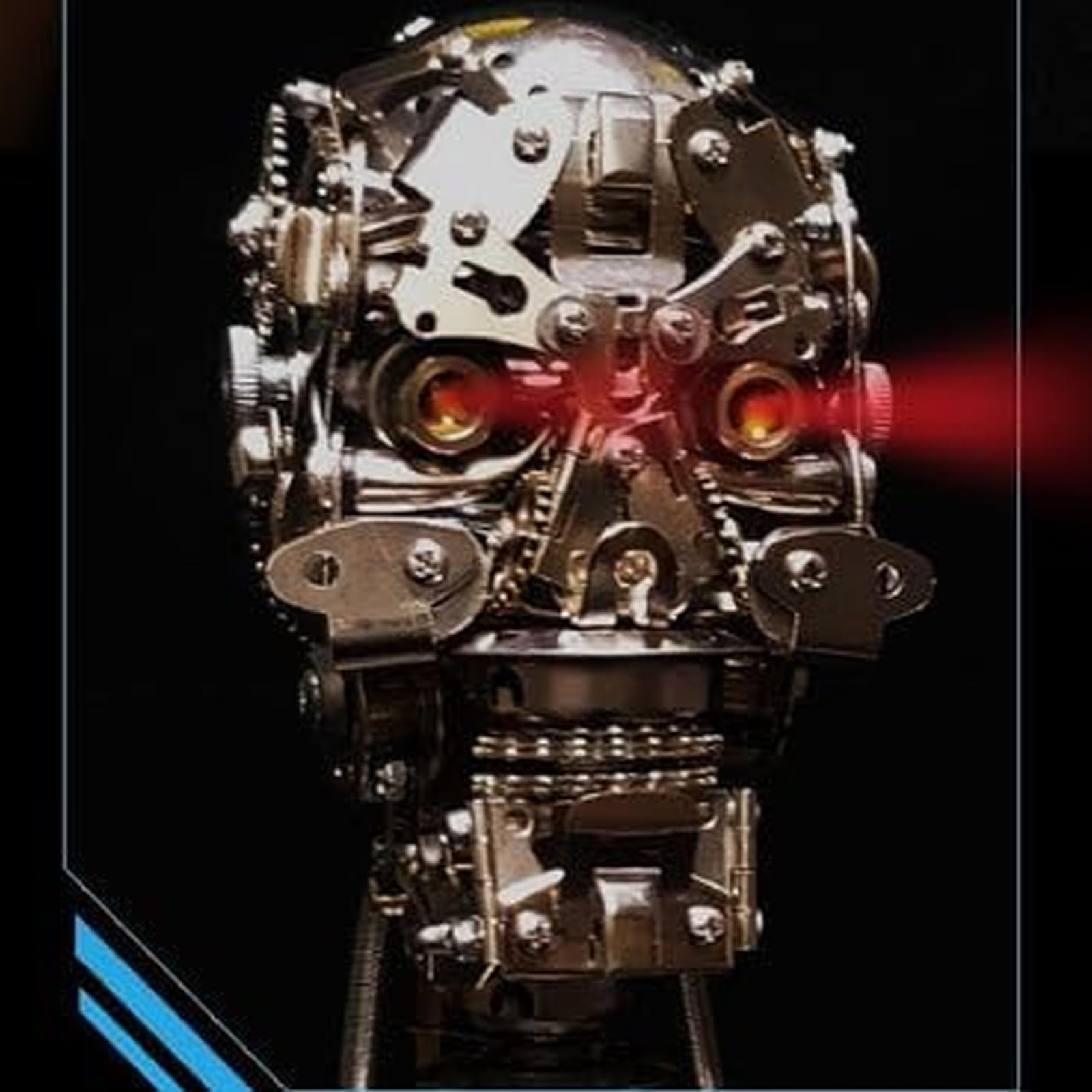 Metalkitor Metalowe puzzle 3D dla dorosłych, zestaw modelu szkieletu, steampunk, DIY, ozdoba czaszki, rękodzieło montażowe, łamigłówka - idealna dekoracja pokoju i wybór na prezent, ponad 240 szt