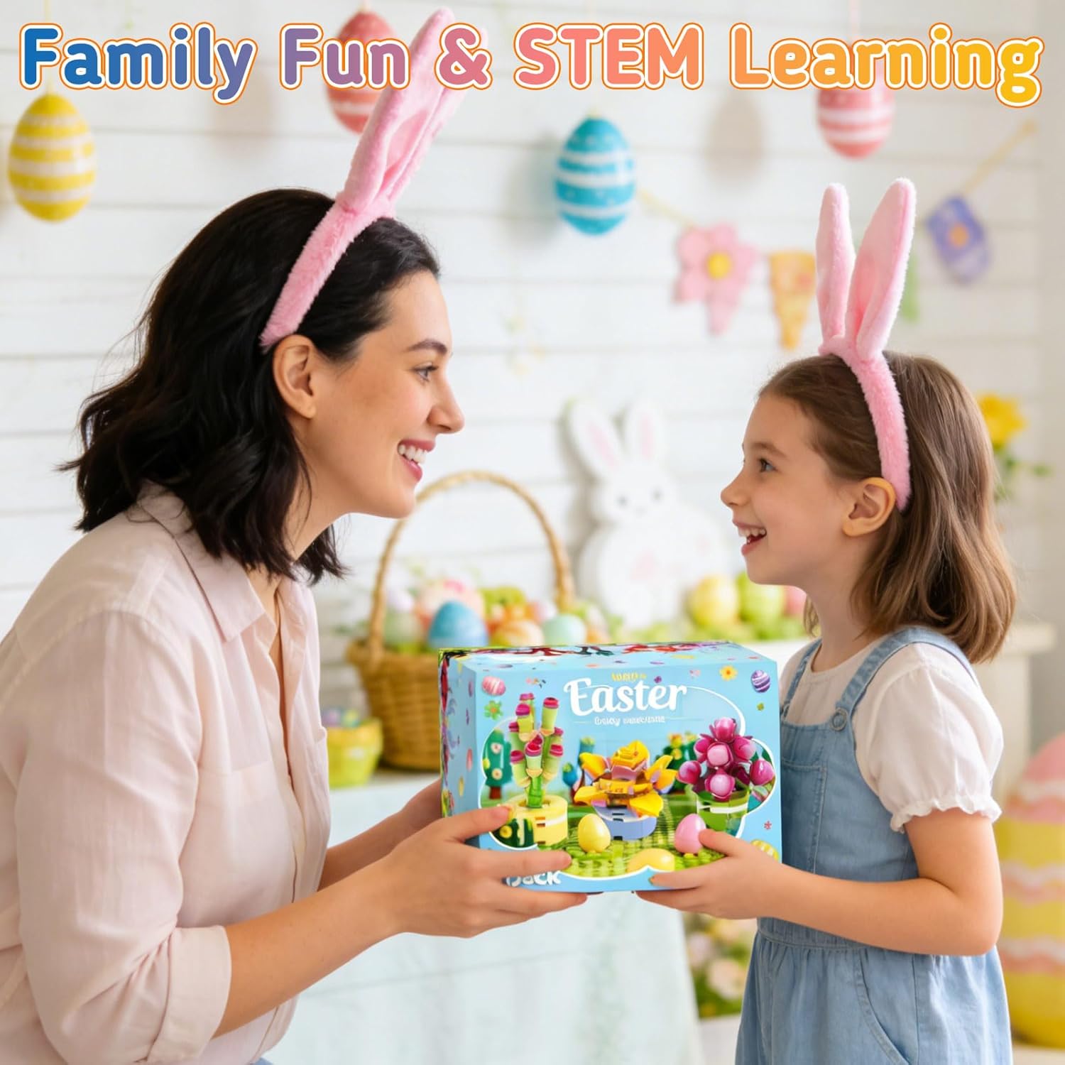 12PCS Easter Eggs with Succulent Building Blocks - for Easter Basket Stuffers/Fillers, Easter Egg Hunts, Easter Theme Party Favors & Gifts (Teens & Kids)