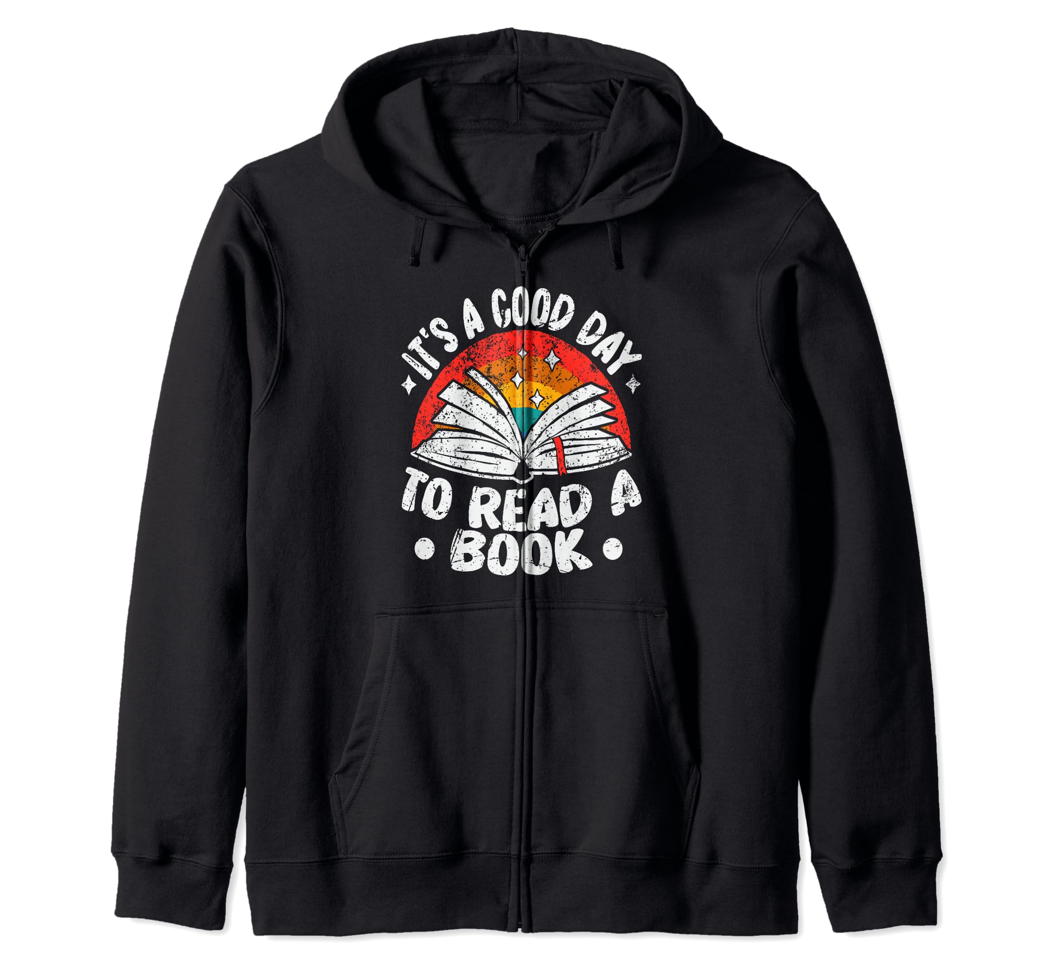 It’s a Good Day to Read a BookLovers Library Reading Zip Hoodie