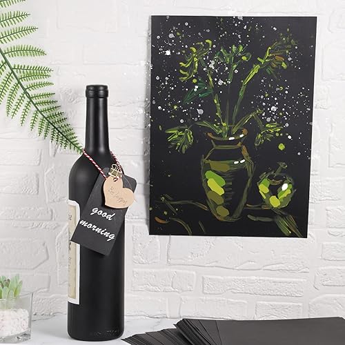 Miniatura 5 de 50 hojas de cartulina naranja de 8.5 x 11 pulgadas, 92 libras, papel naranja grueso para manualidades, tarjetas de Navidad, invitaciones, impresión,