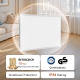 Behaglich Pannello Radiante Infrarossi 600W, Stufetta Elettrica da Bagno - 5