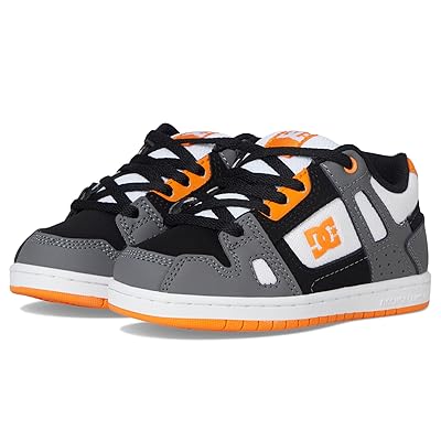 DC Kids Stag (Little Kid/Big Kid) Kids Shoes Grey/Black/Orange
