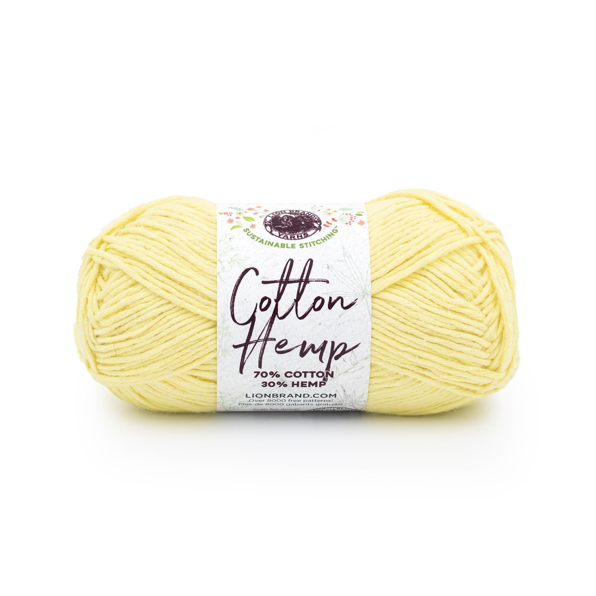 Fil de chanvre Lion Brand qualitatif couleur canari