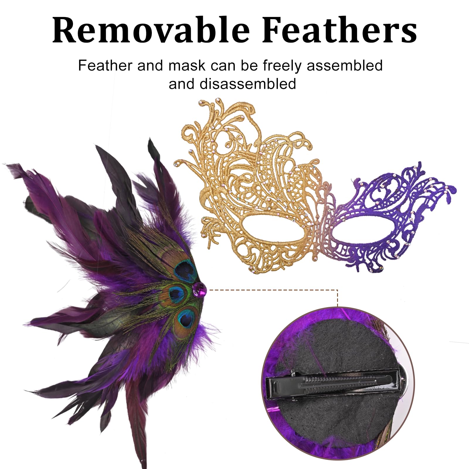 HZHSGLY Masquerade Mask - Image 4
