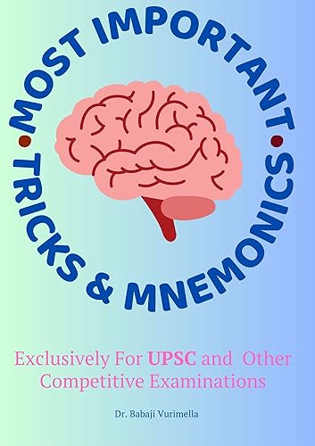 mnemonics for UPSC exam: most important tricks &amp; mnemonics book for UPSC IAS prelims Exam