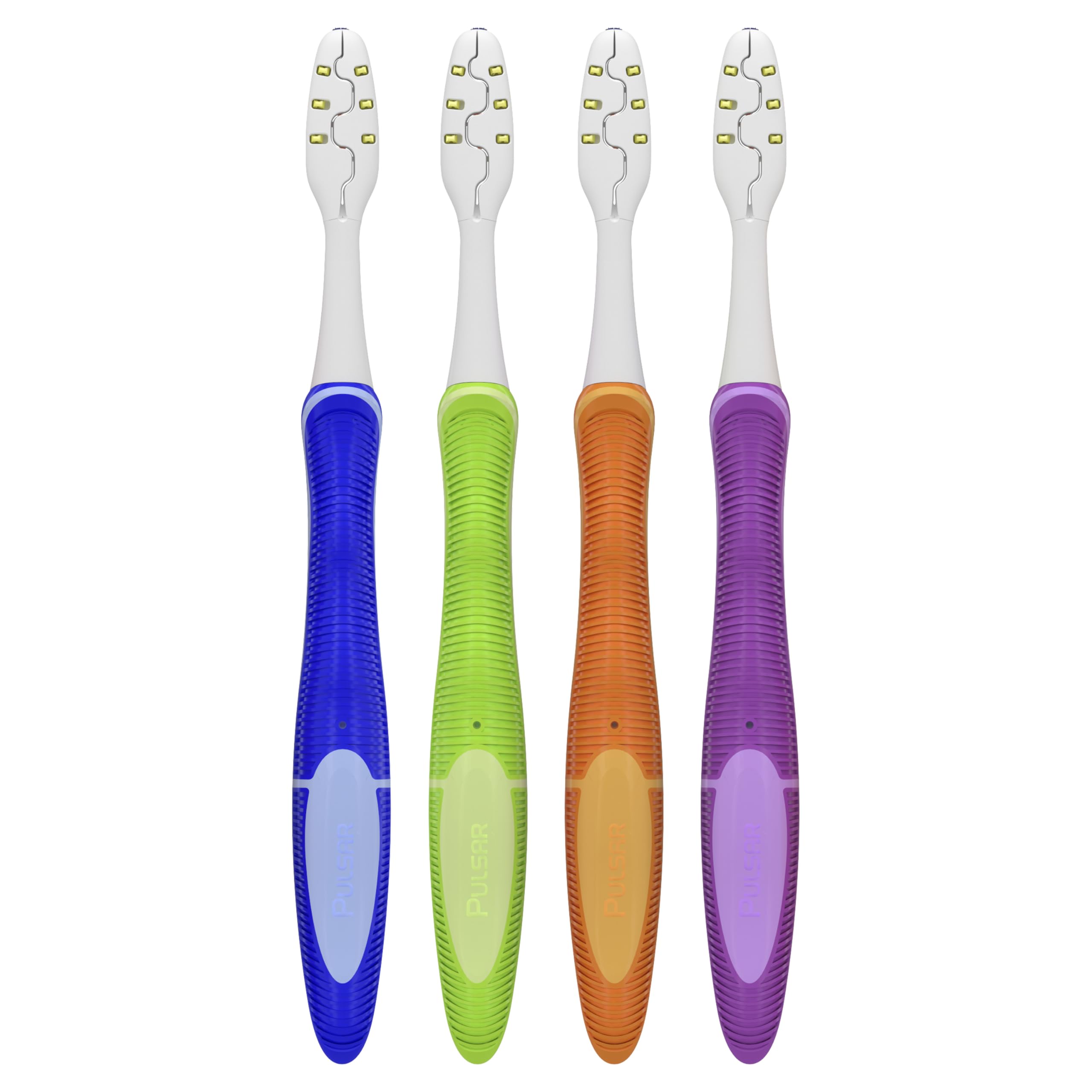 Oral-B Spazzolino da denti vibrante per rimuovere la placca, spazzolino vibrante, morbido, confezione da 4